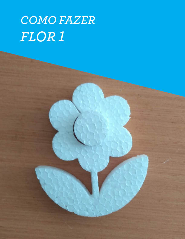 Como Fazer Flor 1 De Isopor