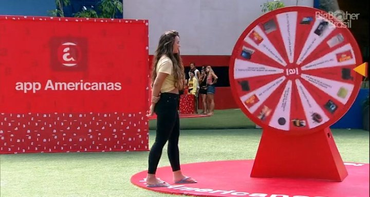 roleta sorteio de premios do BBB