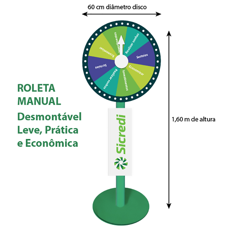 sorteio de premios com roletas