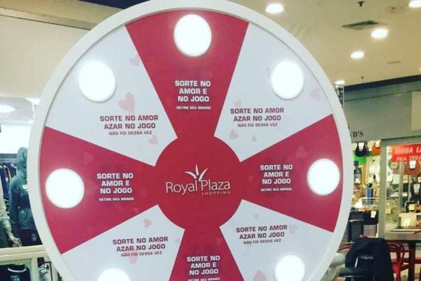 roleta personalizada para sorteio shopping em campinas