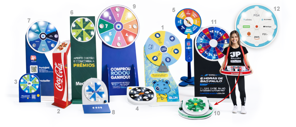 roleta sorteio de brindes