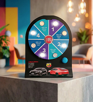 venda e locação de roleta para sorteio de premios