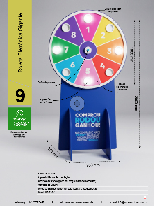 maravilhosa roleta para sorteio