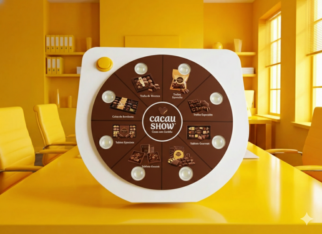 roleta cacaushow para sorteio de brindes