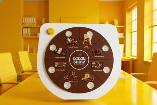 roleta cacaushow para sorteio de brindes