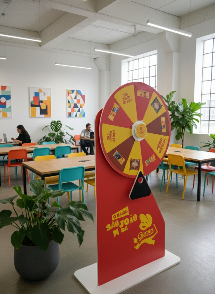 roleta para sorteio chocolates garoto