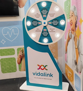 roleta de chão para sorteio de premios