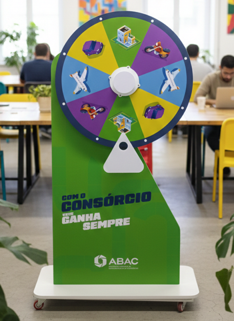 roleta promocional para sorteios de premios