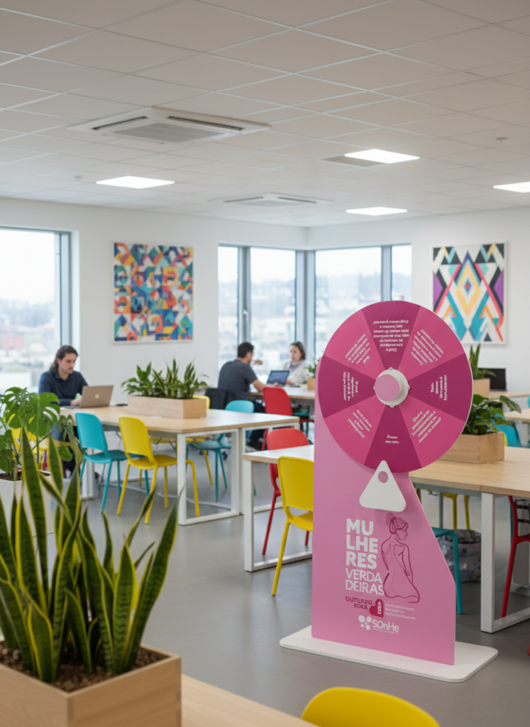 roleta para sorteio em feiras e eventos