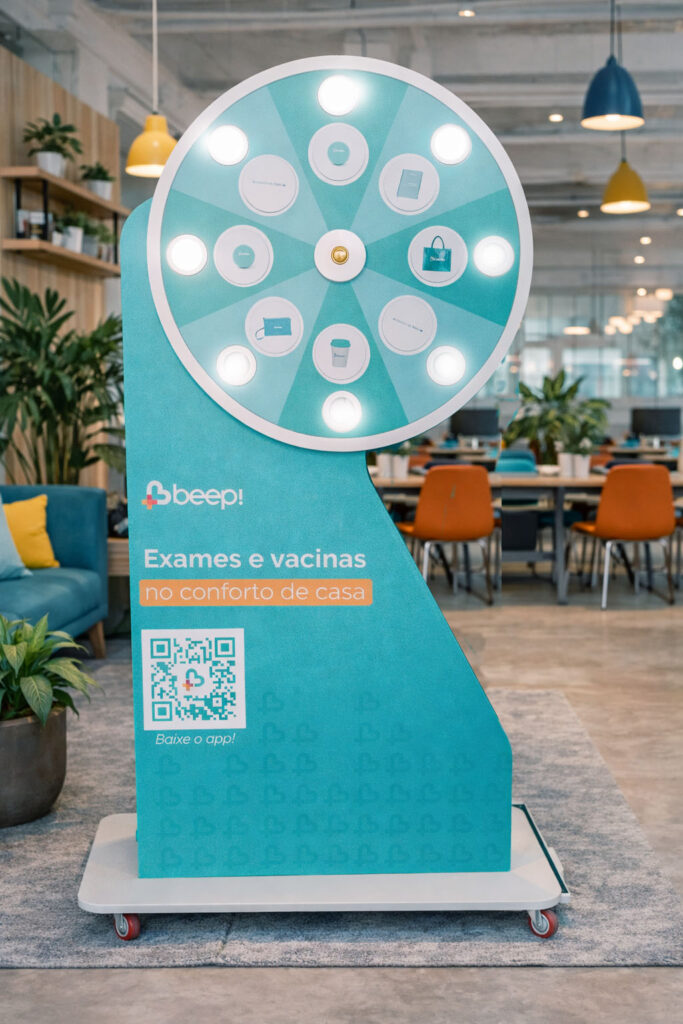 roleta sorteio de premios roleta Expo Pavilhões - Distrito Anhembi