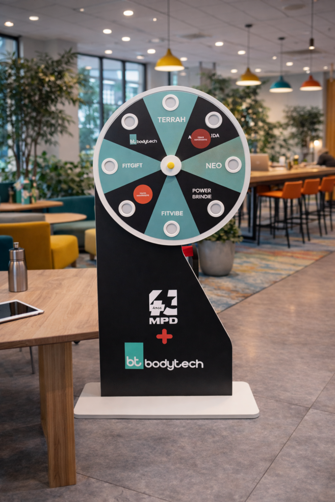 roleta da chocolates Garato para sorteio