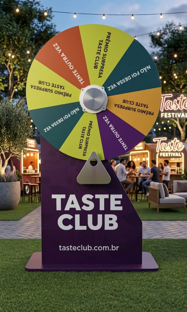 Roleta Taste Festival sorteio