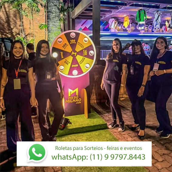 Roleta para feira do livro na FLIP - Festa Literária Internacional