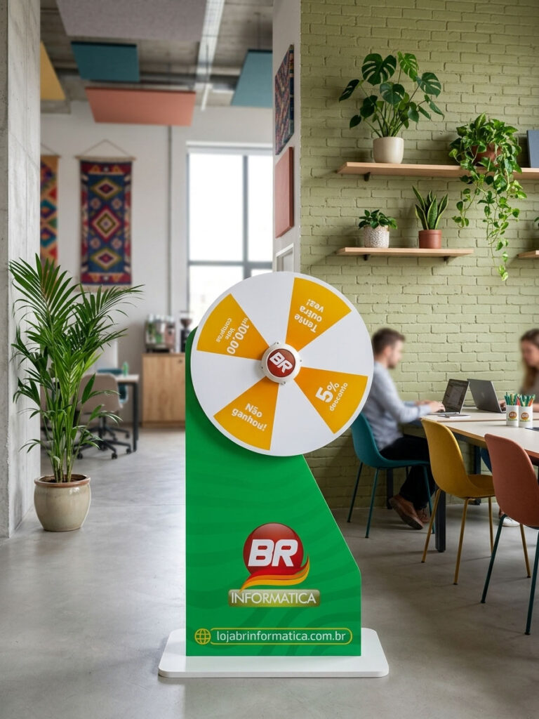 roleta para feira agro sorteios