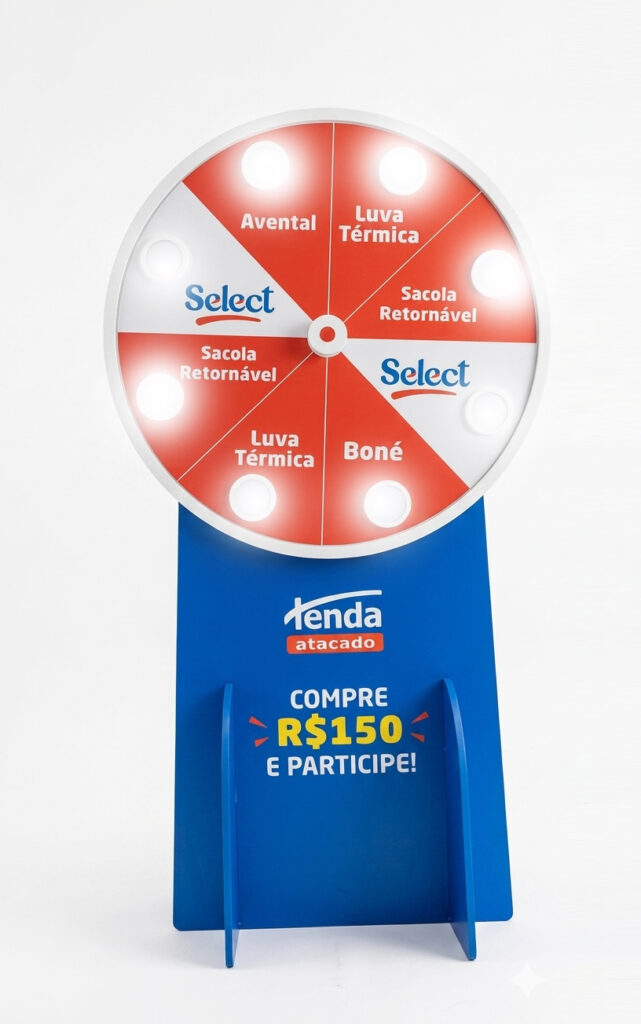 roleta no Salão Internacional do Automóvel de São Paulo