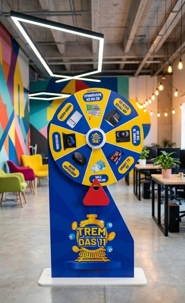 roleta personalizada para evento hebraica