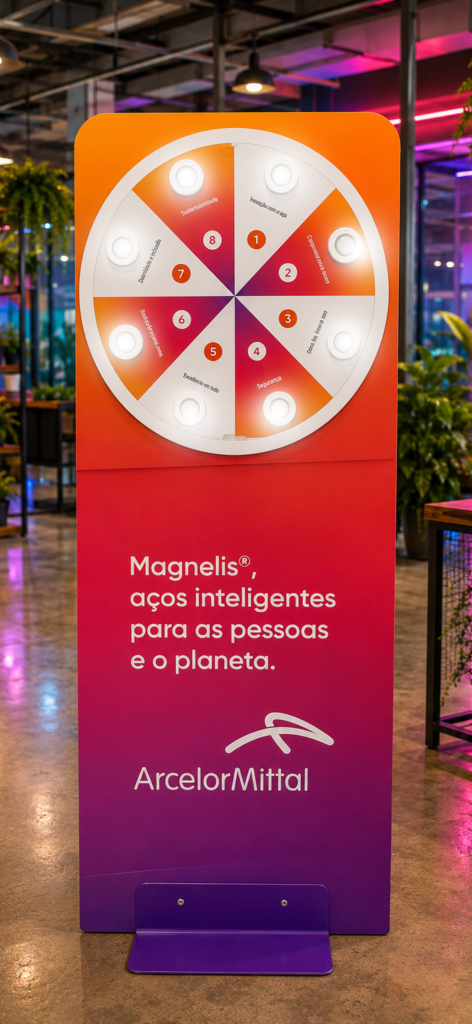 roleta para estande febraban