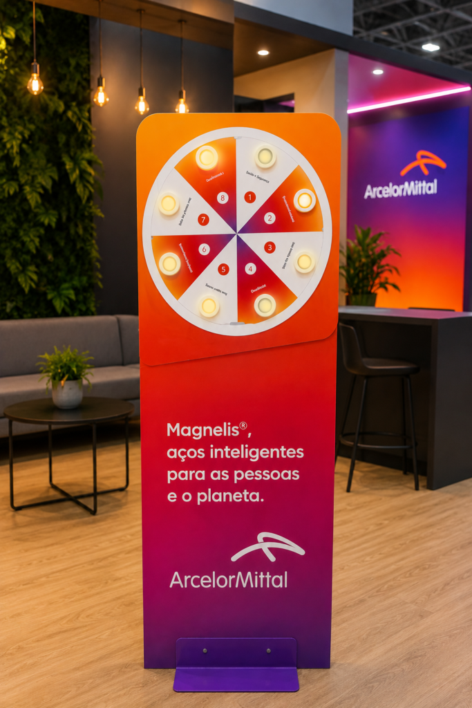 roleta de prêmios setor mecânico