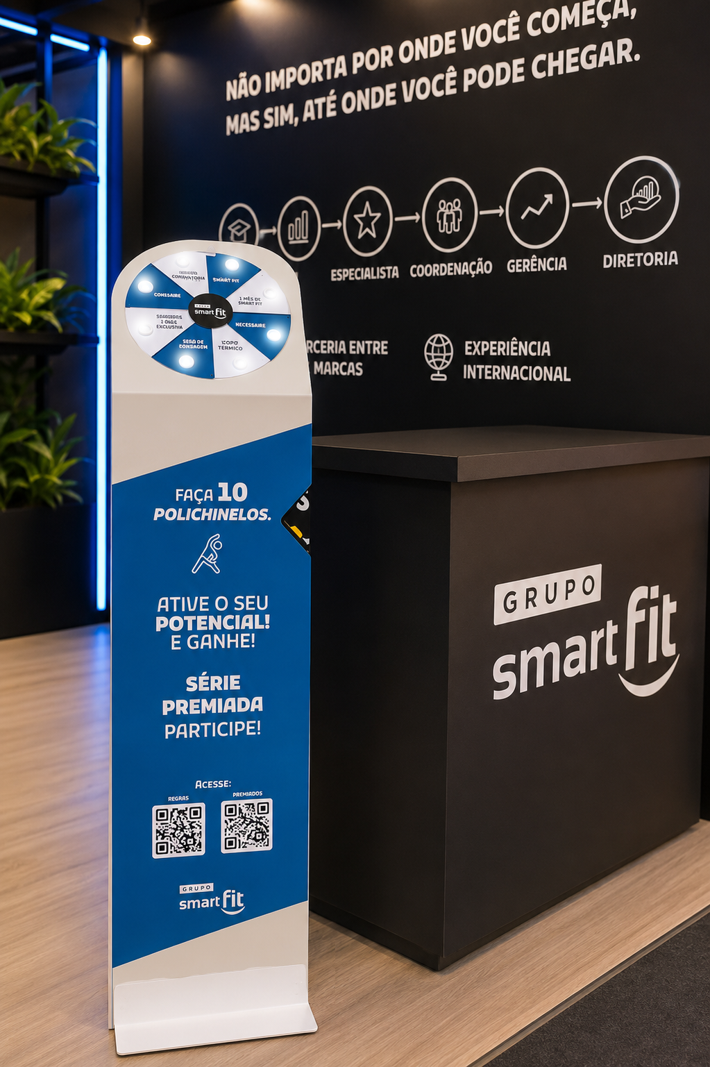 roleta personalizada para sorteio de premios em feiras