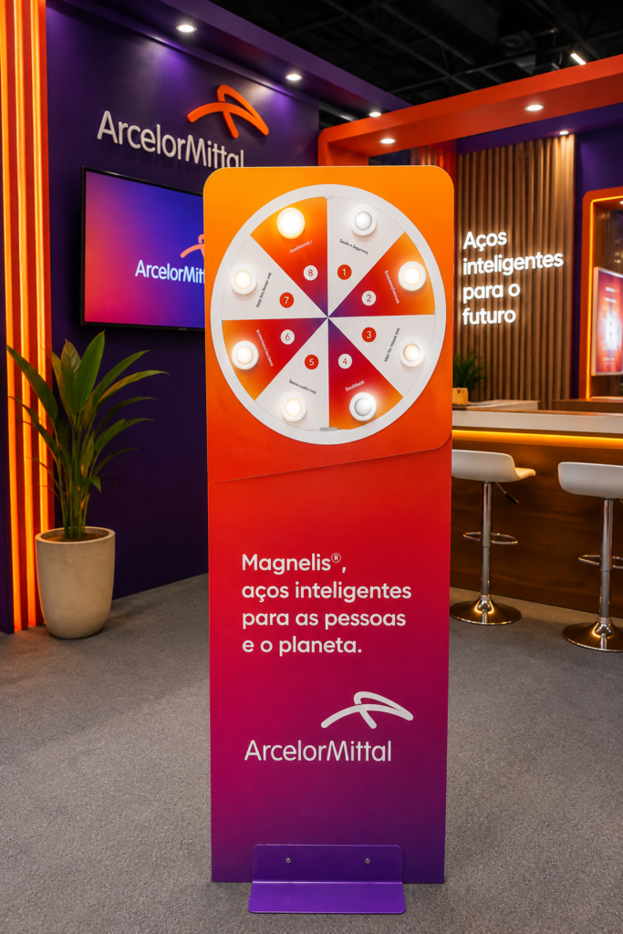 roleta promocional mecânica industrial