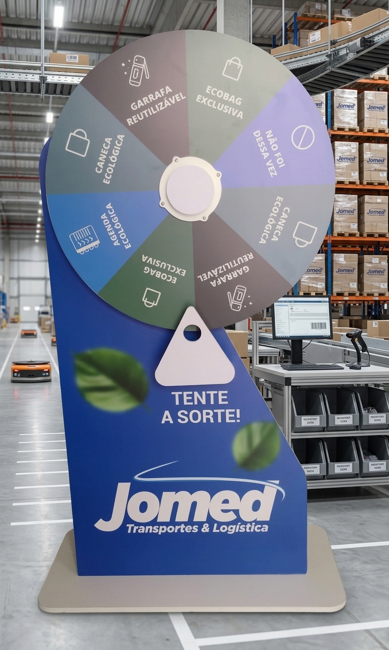 roleta sorteio Feira Industrial Brasil