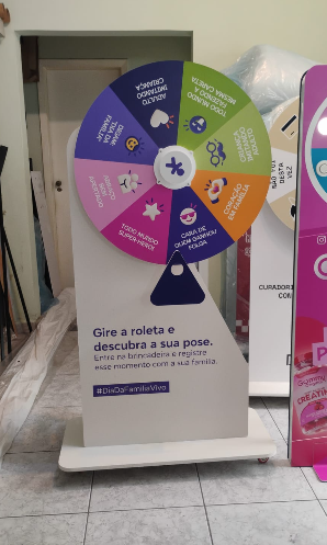 aluguel de roleta para feiras, eventos, congressos, festas corporativas