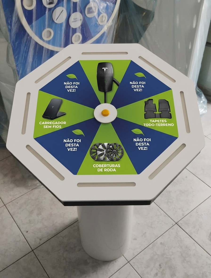 roleta para stand de vendas