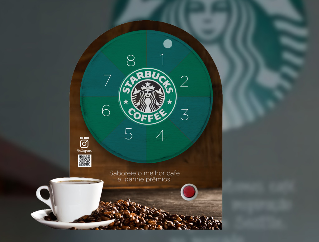 sorteio de premios Starbucks