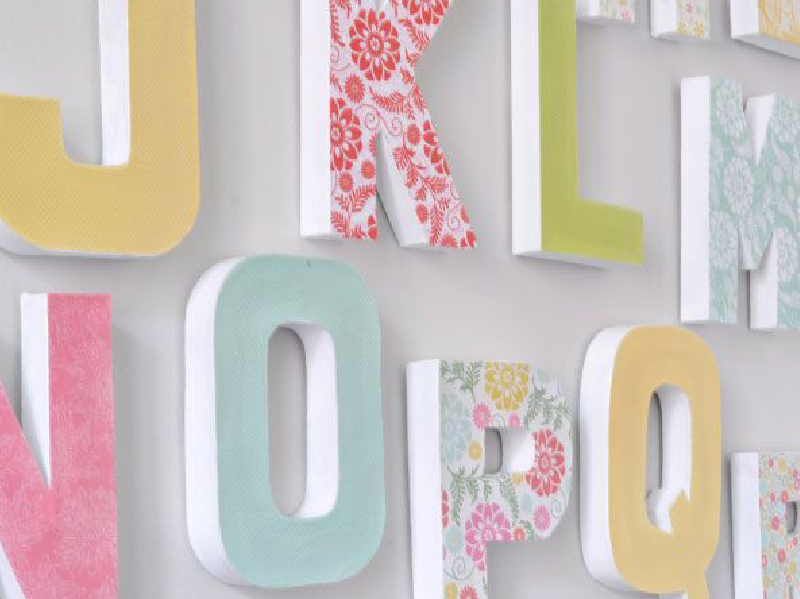Letra Caixa Decoracao isopor