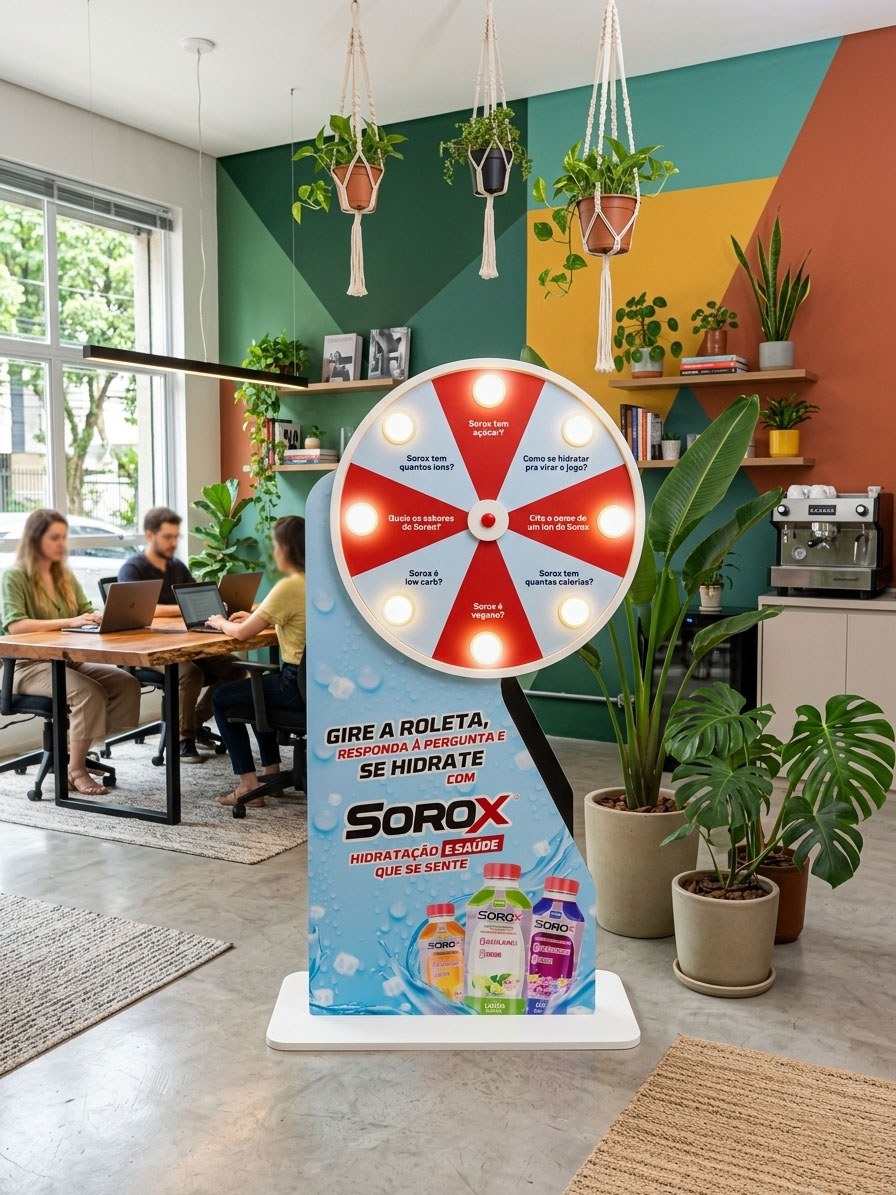 fabricação, venda e locação de roleta sorteio